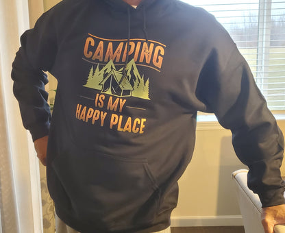 Happy Place Camping Hoodie