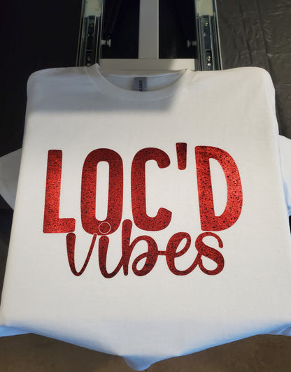 White Unisex Loc'd Vibes T-Shirt