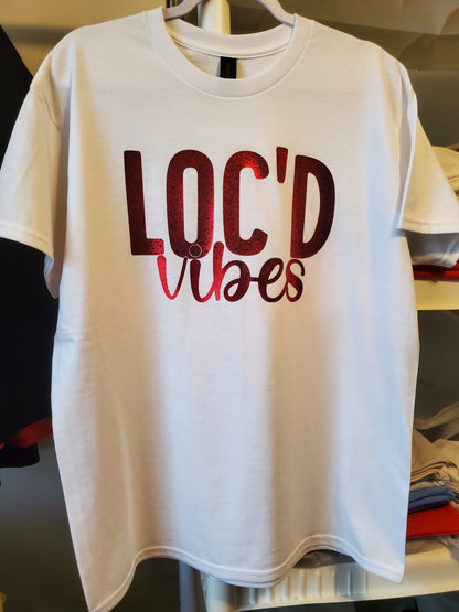 White Unisex Loc'd Vibes T-Shirt