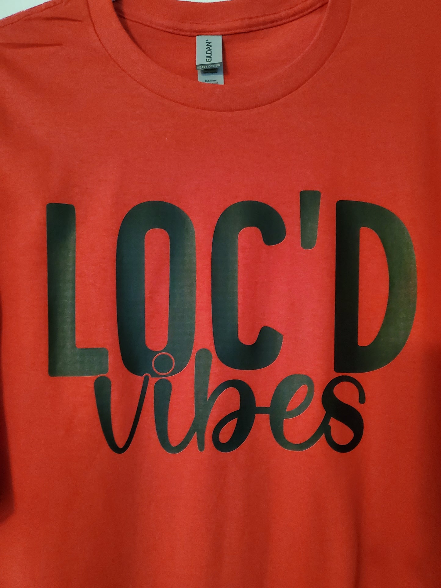 Unisex Loc'd Vibes Red T-Shirts